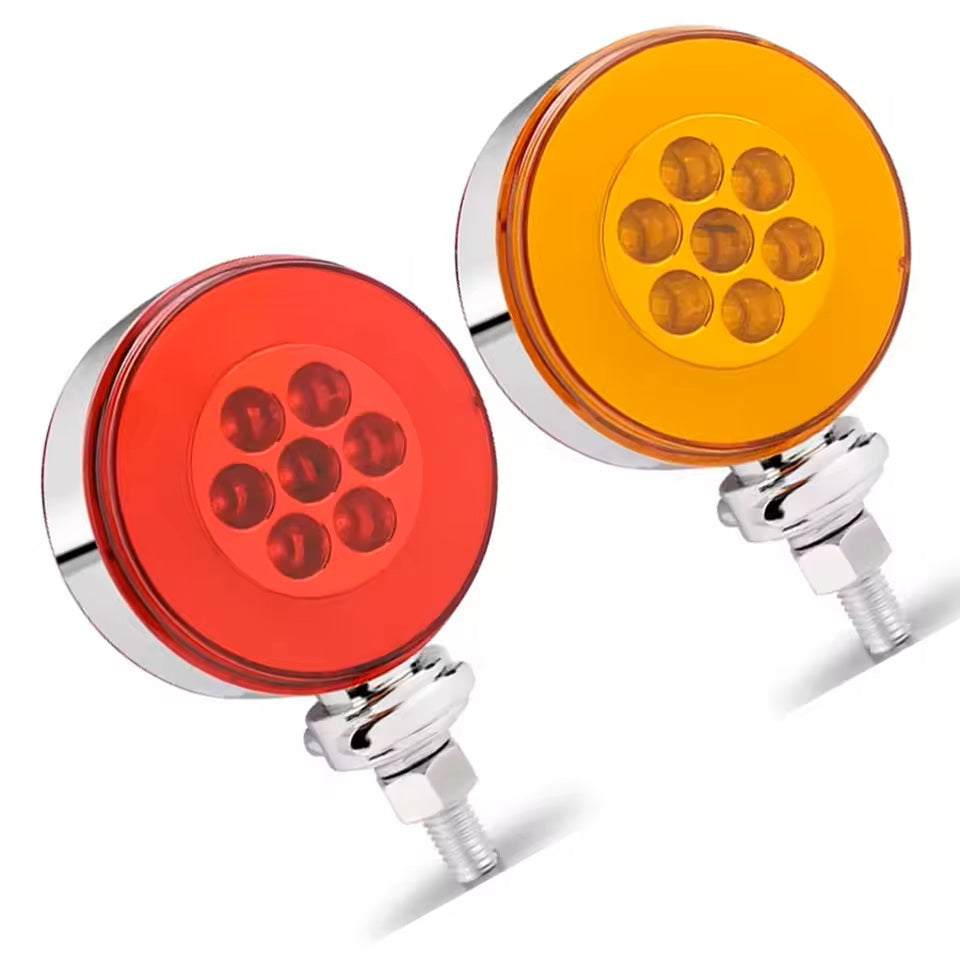 Cruces Led Redondo Para Camiones 12v 24v
