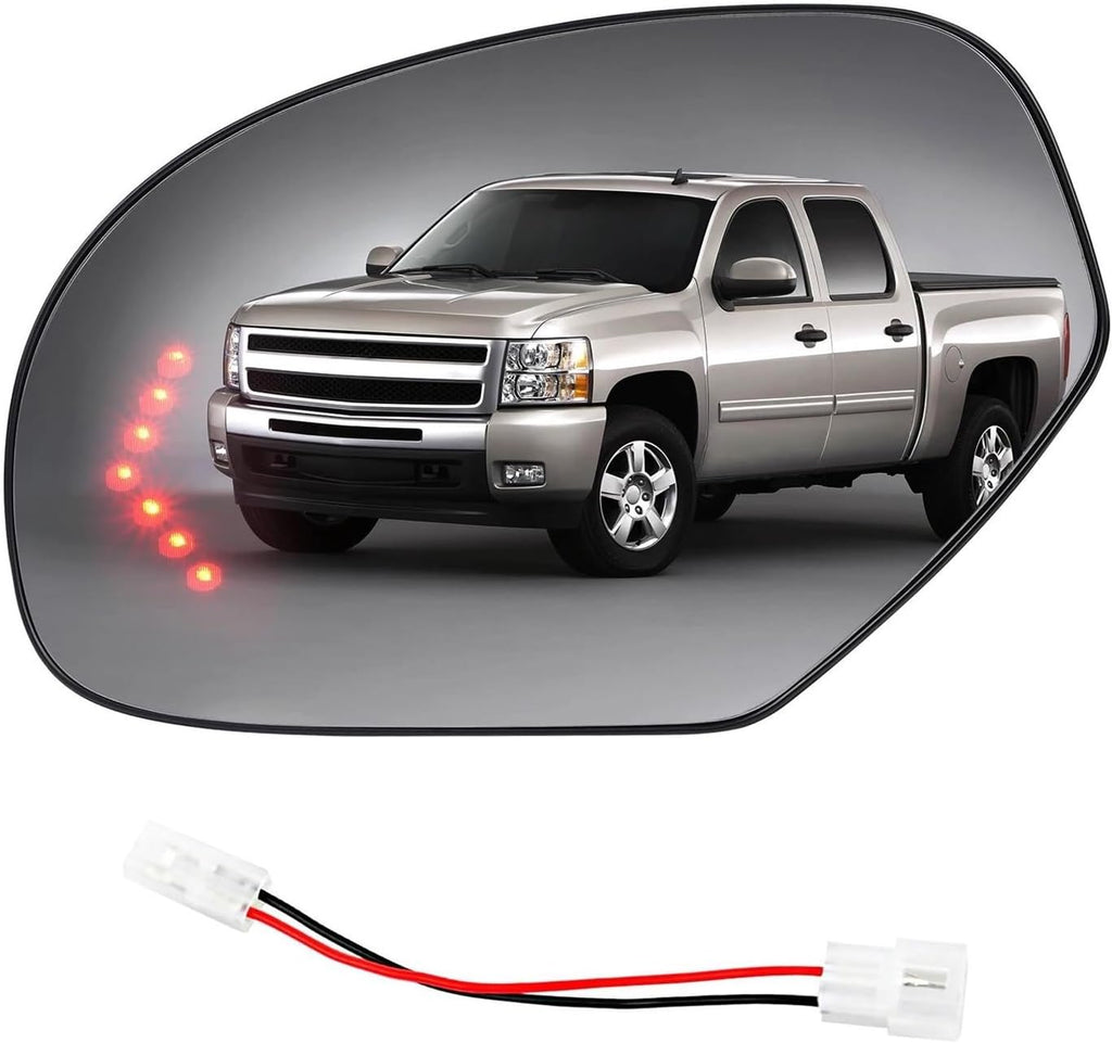 Luna Espejo Retrovisor con luz de cruce para Silverado o Tahoe