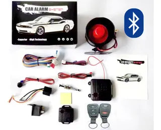 Alarma universal con bluetooth 12v para vehiculo