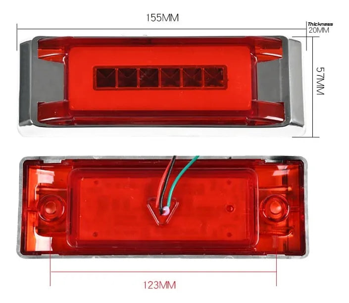 Luces LED Laterales para Camiones 12v 24v