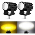Faros LED Proyectores de Lupa Dual Color