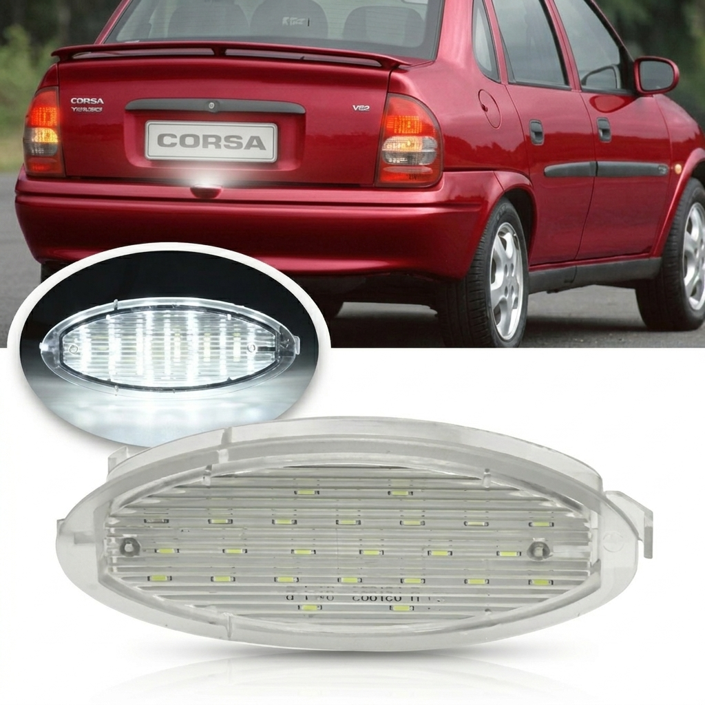 Luz de placa LED para Chevrolet Corsa