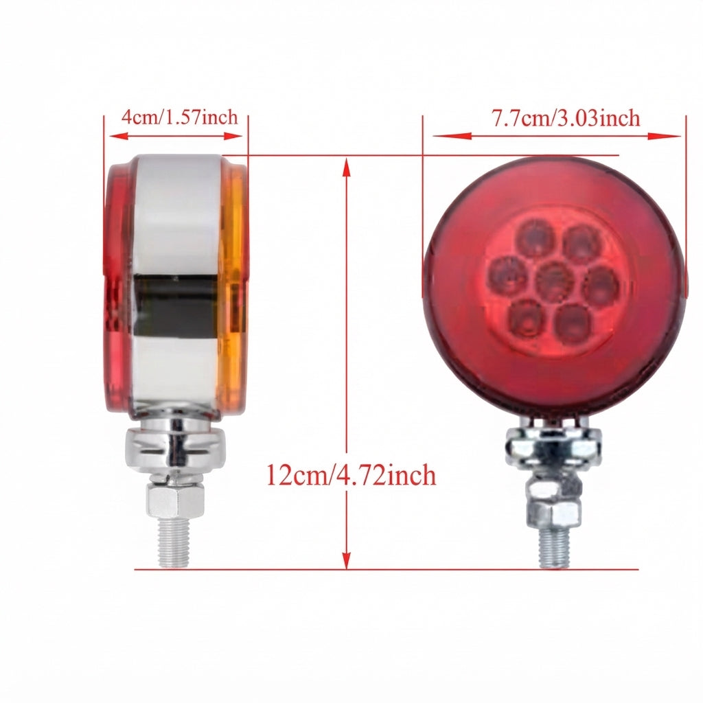 Cruces Led Redondo Para Camiones 12v 24v