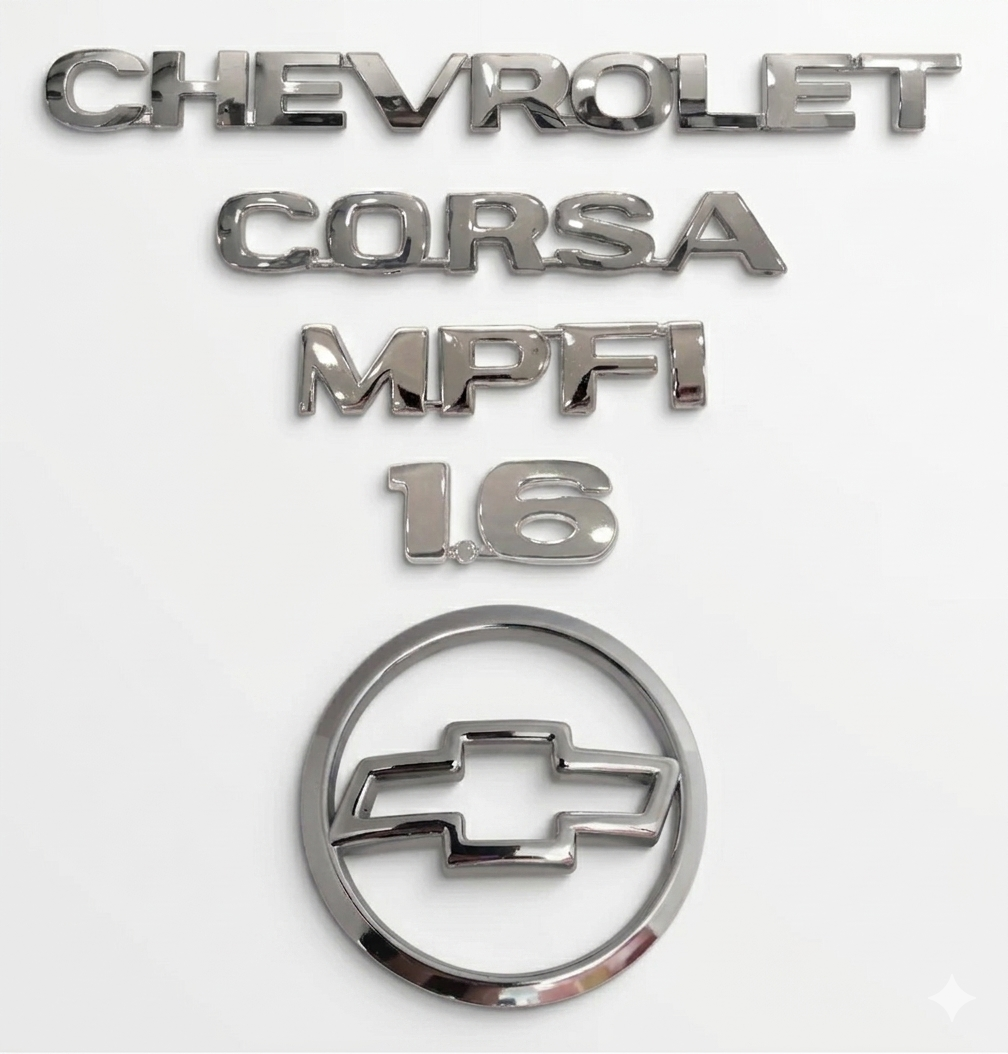 Kit de Emblema Chevrolet Corsa