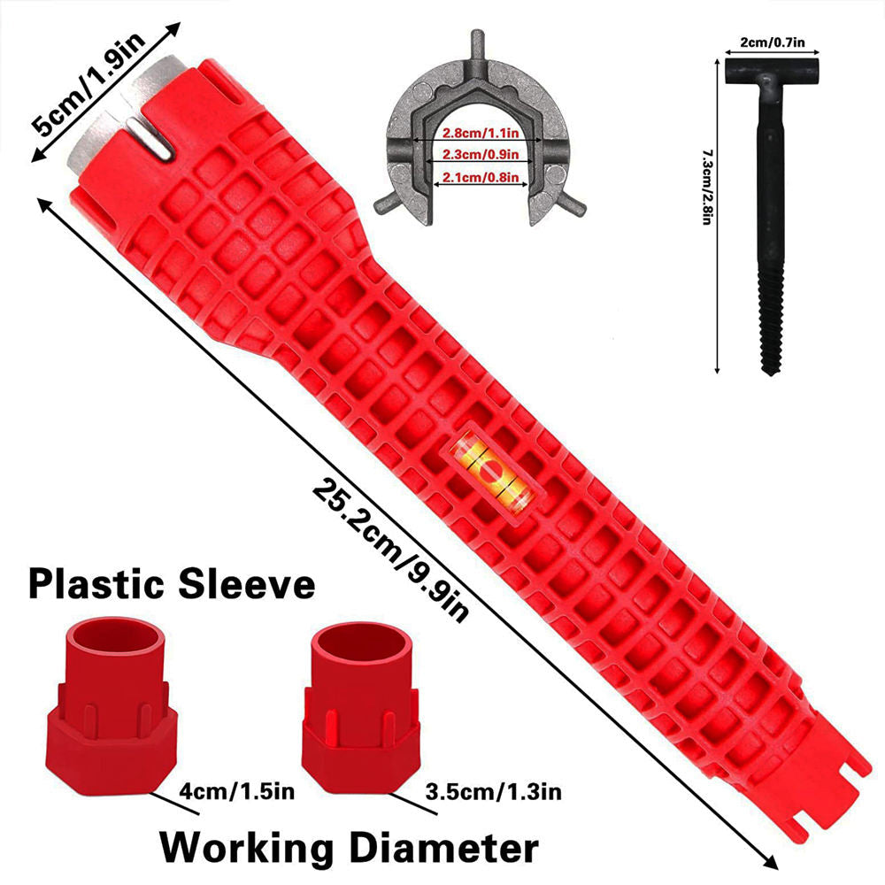 Llave ayudante plomero 8 en 1