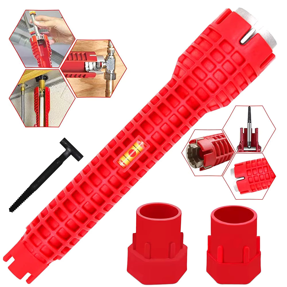 Llave ayudante plomero 8 en 1