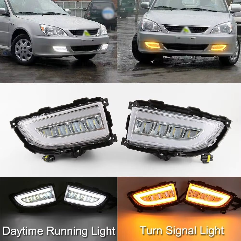 Faros Antiniebla Mitsubishi Lancer con Ojo de Angel LED