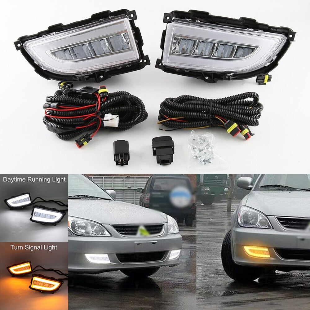 Faros Antiniebla Mitsubishi Lancer con Ojo de Angel LED